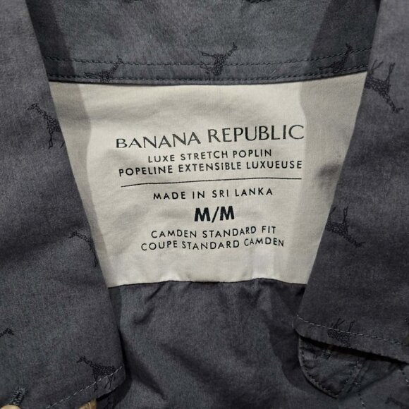 Men's Giraffe Banana Republic Dress Shirt - Picture 2 of 2